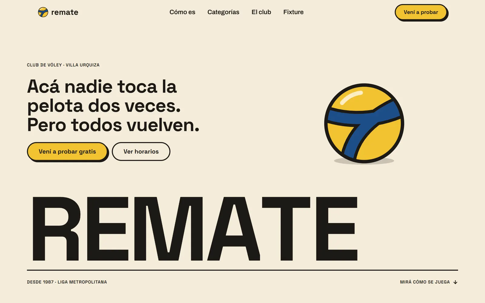 Portada del sitio de Remate